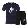 Men's Summer Mesh Jogging Set: Short-Sleeved T-shirt + Sports Shorts - Fashionable Casual Sportswear