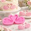 3pcs 3D Design Chocolate Candy Mold Non-Stick DIY Silicone Mold  For Cake Decoration