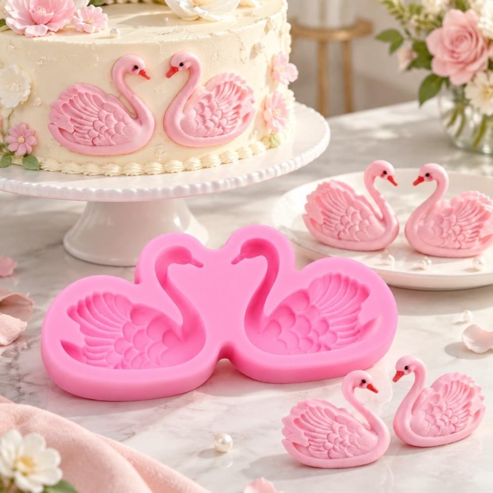 3pcs 3D Design Chocolate Candy Mold Non-Stick DIY Silicone Mold For Cake Decoration