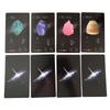 12x7cm Crystals Healing Cards, Oracle Deck Games Electronic Guidebook 60 Pcs Cards (48 Crystal Cards & 12 Zodiac Cards)