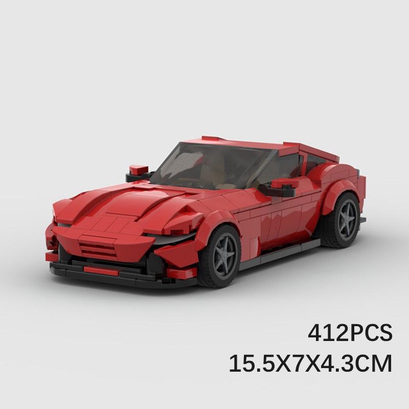 Creative MOC 8-Stud Ferrari Roma Model Building Blocks - Speed Series