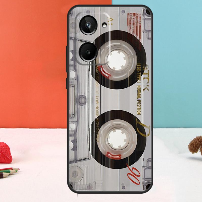 Retro Cassette Tape For Realme 15 Pro 10 11 12 13 14 Pro Plus GT6 GT7 C65 C67 C63 C61 C55 C51 C53 C35 C75 Case