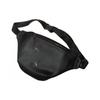 Jordan Air Logo Trendy Sports Leather Crossbody Waist Bag Unisex bags Black DR2919-010