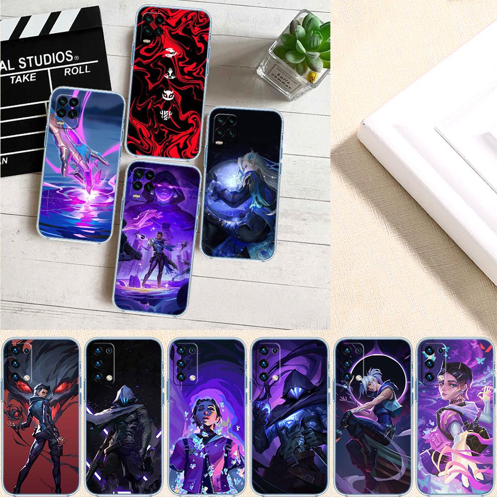 LO92 V-VALORANT Transparent Phone Case for LG K22 K30 K40 K40S K41 K42 K50 K50S K51 K51S K52 K61 K62 K71 K92 Q60 Q61 V40 V50 V60