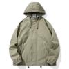 Tide Brand Outdoor Mountaineering Windproof Jacket Men'S Loose Large Size Sports Function Hooded Tooling Outside