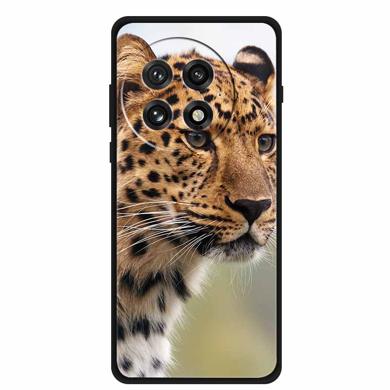 

Funda For OnePlus13 5G Case OnePlus 13R Black Silicone Soft Flower Fashion TPU Back Cover For OnePlus13 13R Case Protective Capa OnePlus 13