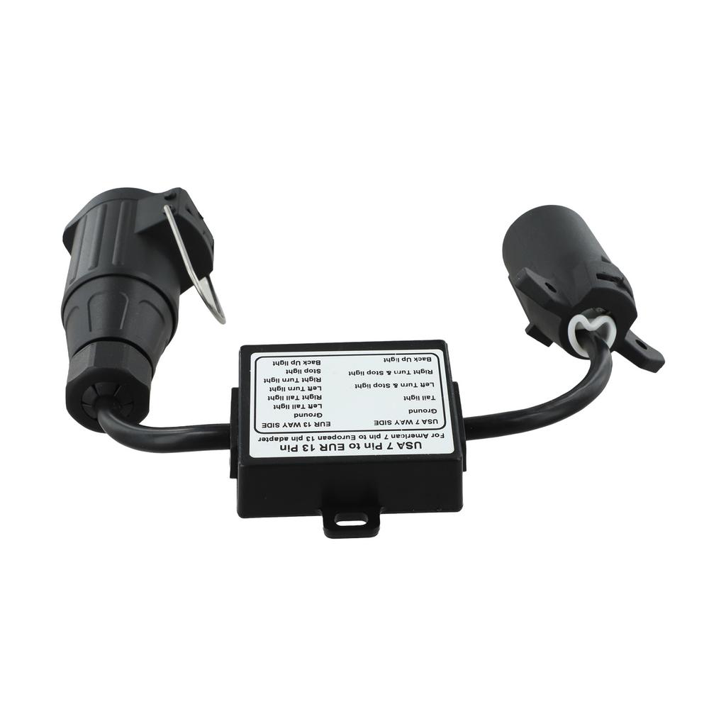 Hot Light Converter Trailer Light Converter US To European Vehicle Replacement 7-Way Accessory Connector Parts