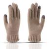 2024 Men's Thick Warm Knit Wool Touchscreen Gloves for Cycling