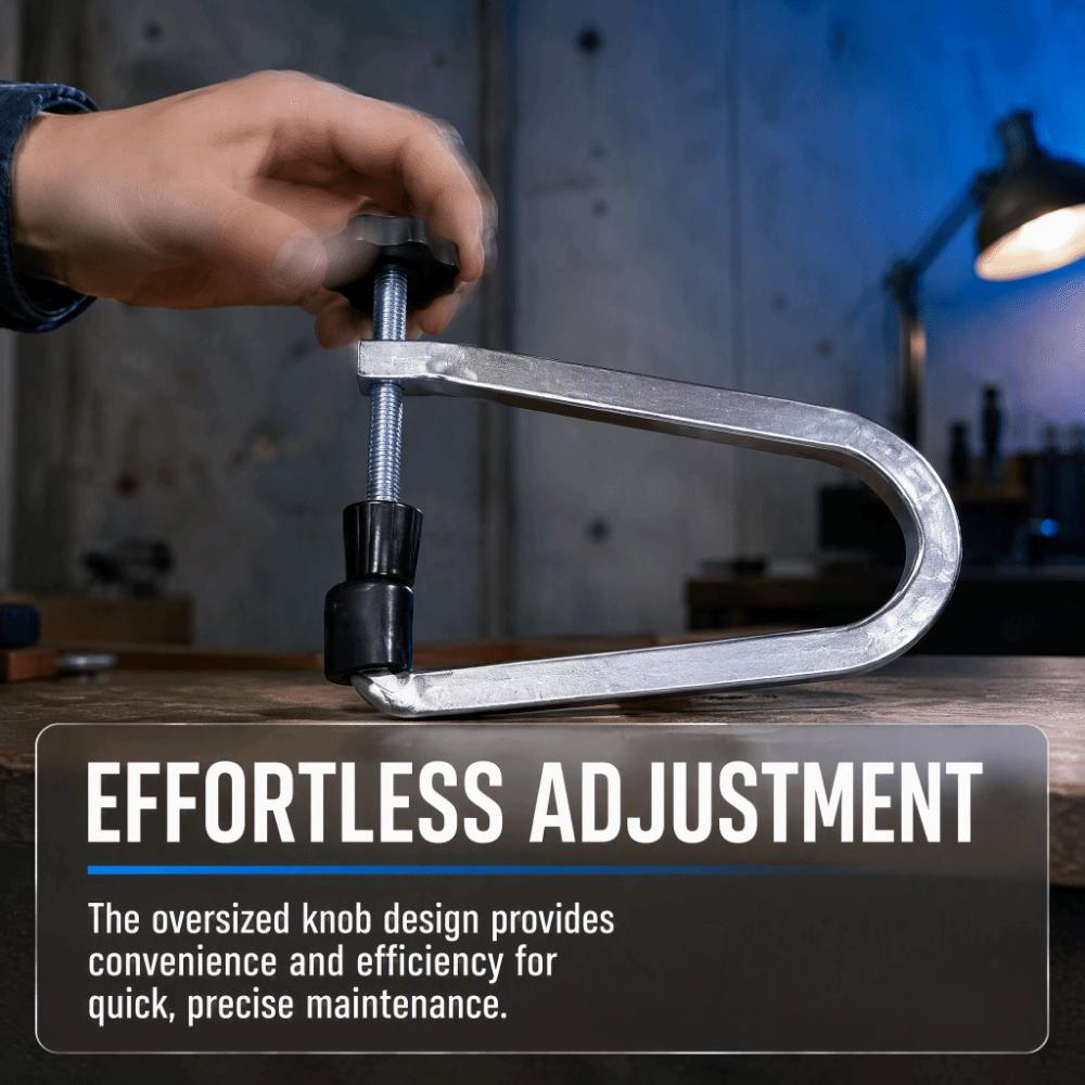 Metal Guitar Bridge Clamp Silver Folk Guitar Repair Tool Sturdy Acoustic Guitar Clamp For Guitar