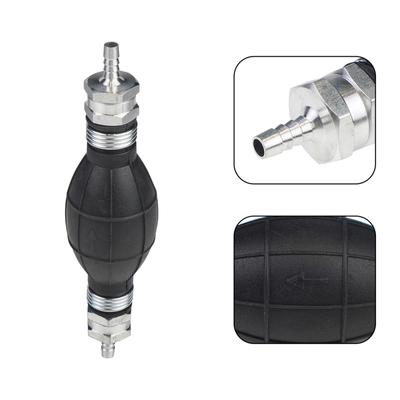Hand-Primer-Birnentyp, Gummi-Kraftstoffpumpe, 6 mm/8 mm/10 mm/12 mm, Transfer-Vakuum-Kraftstoffleitung, Hand-Primer für Marineboot, Schwarz