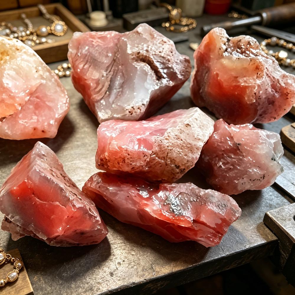 Natural Red Agate Stone for Jewelry Making Healing Crystal Reiki Stone Home Decoration Meditation Stone Gemstone Specimen Collection Stone Gift