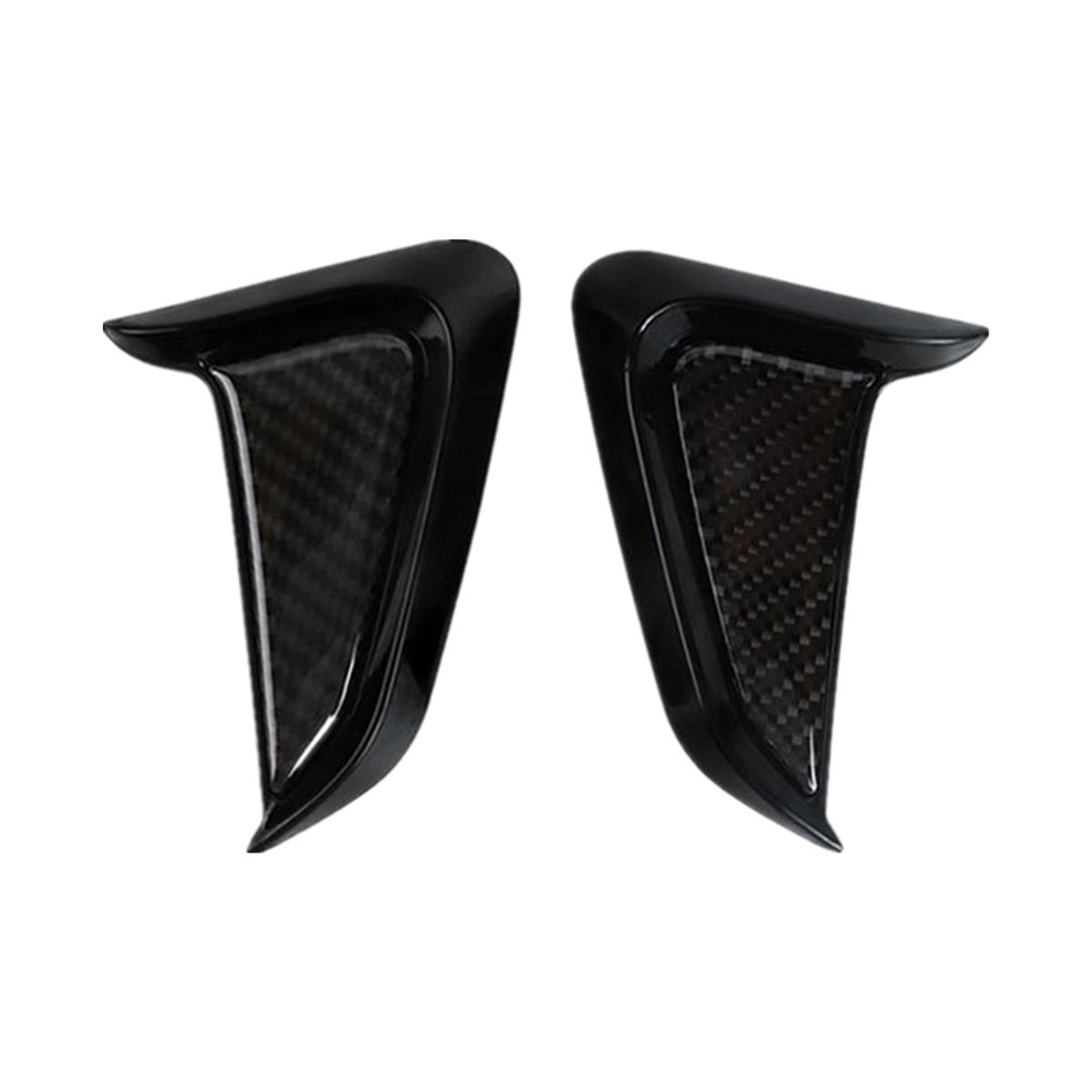 

Car Front Fender Side Air Vent Cover Trim Shark Gill Side Vent Sticker Universal