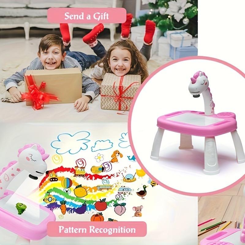 Unicorn Projection Drawing Table, Interactive To Stimulate Creativity, No Batteries Required - Perfect Gift for Dreamers