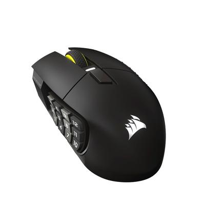CORSAIR Scimitar Elite Wireless SE Bezdrátová herní myš, 16 tlačítek, Programovatelná, Černá