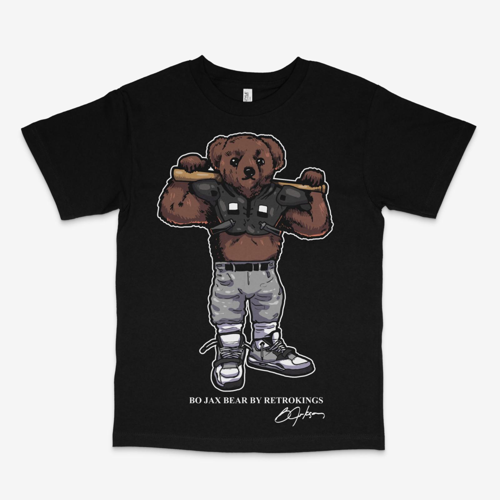 Bo Jax Bear Black Tee S