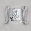 US Front Foot Pegs Footrest Pedal For Yamaha YZF R1 R3 R6 FZ07/09/10 FZ6/8 FZ1