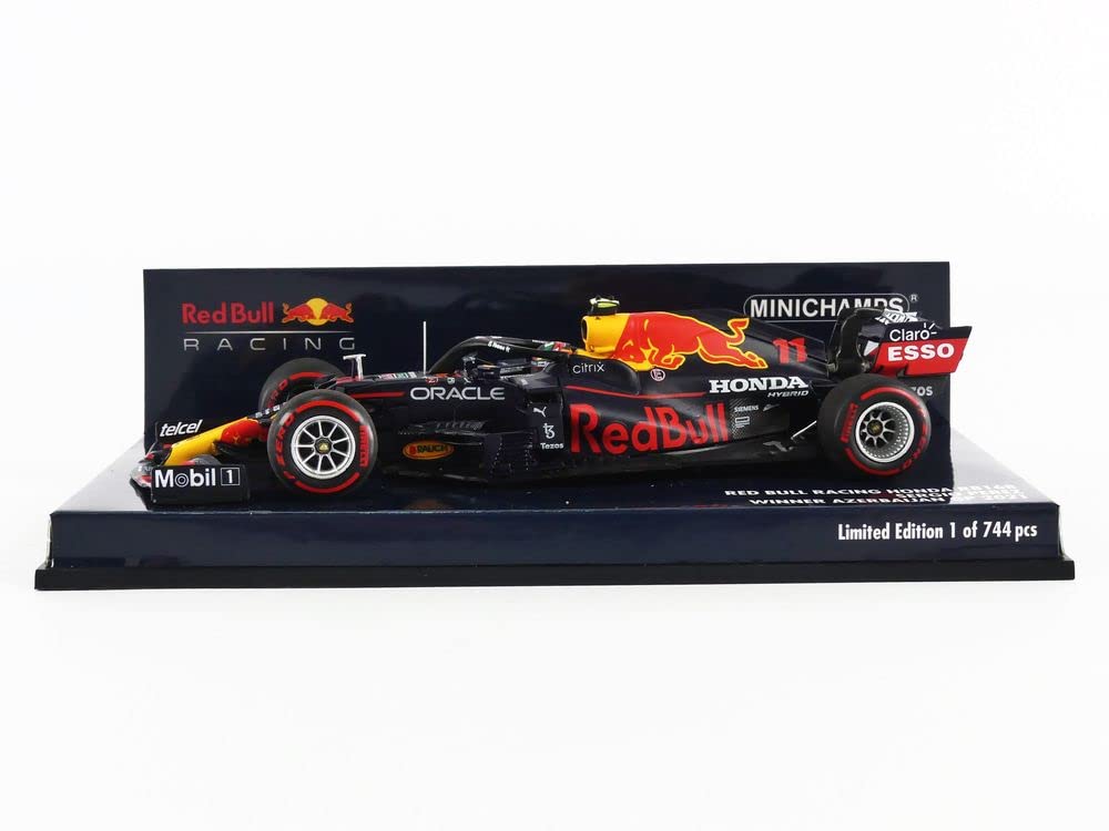 Minichamps Red Bull Racing Honda RB16B F1 2021 Azerbaijan GP Winner Perez 1/43 #11 S.
