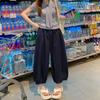 Women's Summer 2026 Quick-Drying High-Waisted Wide-Leg Pants: Slimming, Loose, Casual, Elastic Waist for Petite Sizes