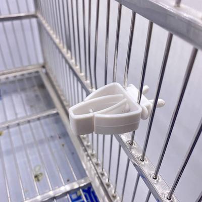 6pcs Birds Food Holder Pet Parrot Feeding Fruit Vegtable Clip Cuttlefish Bone Feeder Device Pin Clamp Bird Cage Accessories