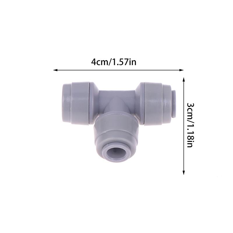 

Пластиковый тройник быстроразъемный соединитель для труб и шлангов, пуш-фитинг 6,35/8/9,5 мм, тройник, детали для пивоварения и домашнего пивоварения