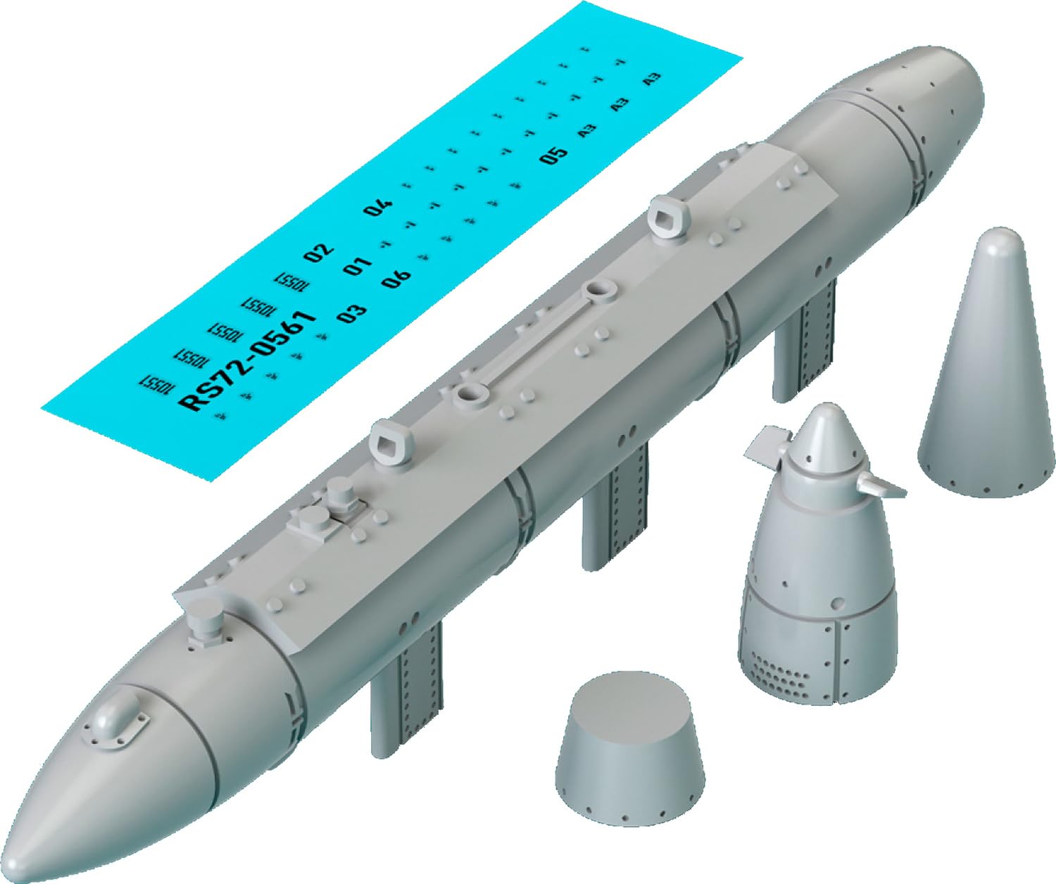 

Reskit Radio Jammer Plastic Model Kit Parts 1/72 AN/ALQ-71(V)-3 (1 piece) RSK72-0561 (Airplane)