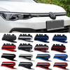 3D New R Badge Car Front Grille Emblem Decoration Sticker For VW Polo Passat Golf Jetta Touareg Polo T-ROC Scirocco