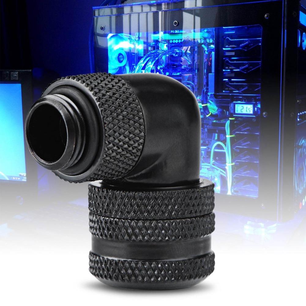 14MM PC Water Cooling Fitting G1/4 Thread Tube Connector Brass Fitting  Hard Tube Installation