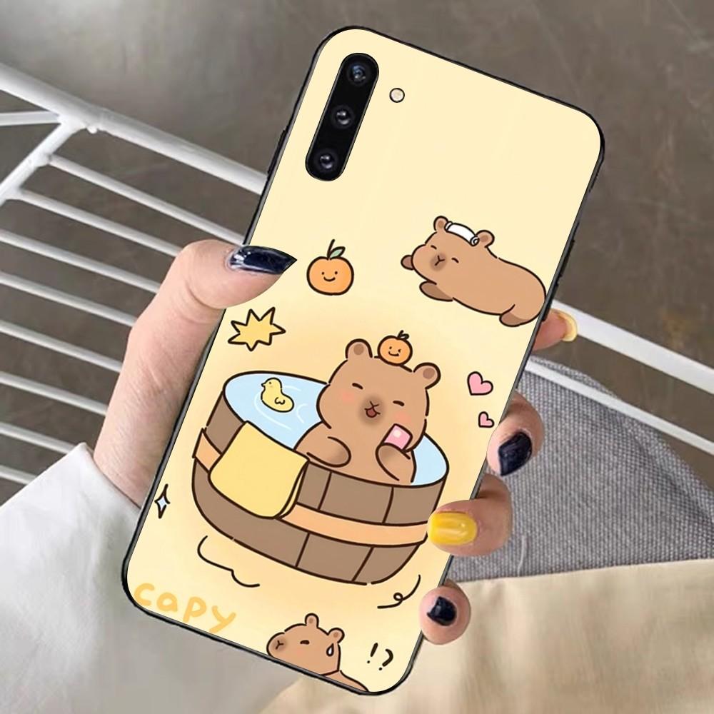 Cartoon Capybara Phone Case For Samsung Note 8 9 10 20 Pro Plus Lite M 10 11 20 30 21 31 51 A 21 22 42 02 03