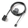 Car AUX Audio Adapter AUX Socket Power Cord For For Opel for CD30 CDC40 CD70 DVD90 12V Aux Audio Cable Socket Interface Adapter