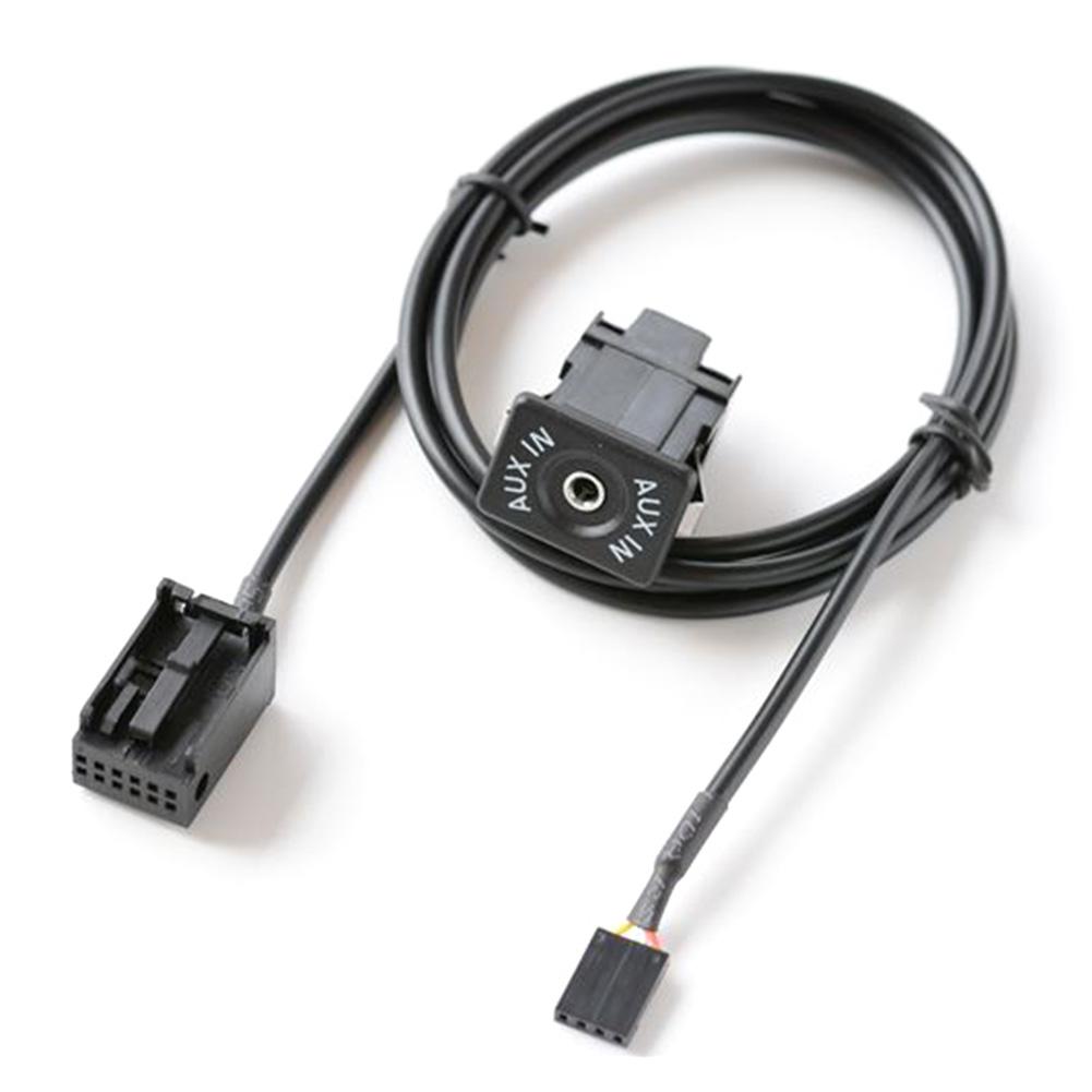 Car AUX Audio Adapter AUX Socket Power Cord For For Opel for CD30 CDC40 CD70 DVD90 12V Aux Audio Cable Socket Interface Adapter