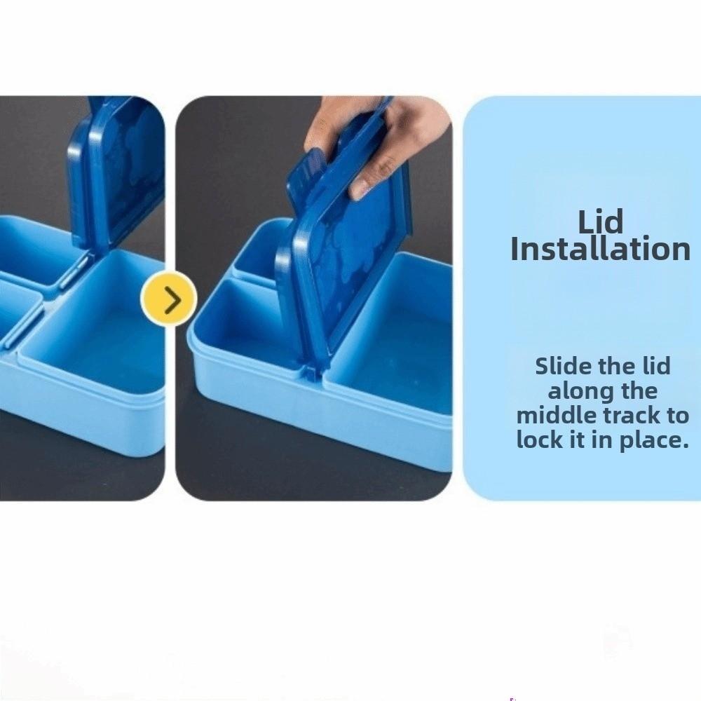 Food Grade Cartoon Lunch Box Leak-proof Food Container Portable Fruit Food Box  School Use