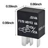F57B14B192AA Auto Relay (Set of 4) - 10A/20A 12VDC 5 Pin SPDT OEM Replacement
