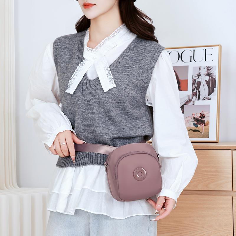 Womens Waterproof Nylon Crossbody Bag Convertible Tote Purse Lightweight Multi Pocket Shoulder Bag for Work Travel Everyday Esse