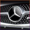 188mm 210mm Car Front Grille Badge Emblem Cover Car Accessories For Mercedes Benz AMG Smart W205 W203 W206 W108 W124 W126 W140 W168