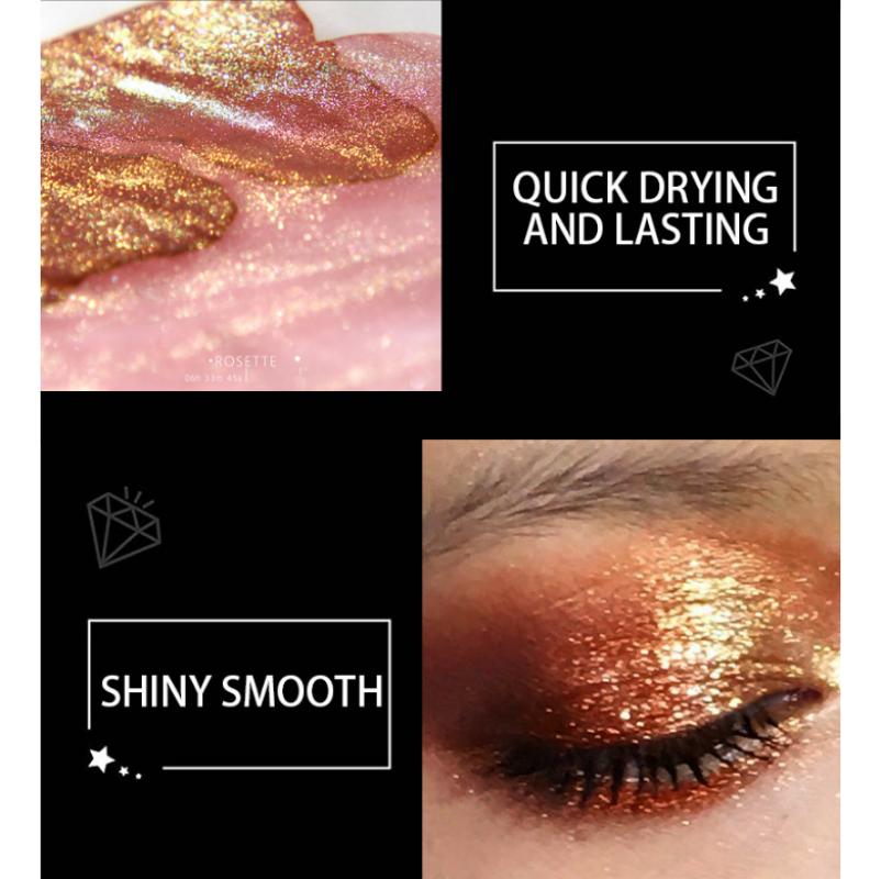 Women Eye Makeup Liquid New Shadow Glitter Sequins Eye Shadow Eye Brightening Female Makeup Eye Makeup Eye Shadow Liquid Eye Cosmetic