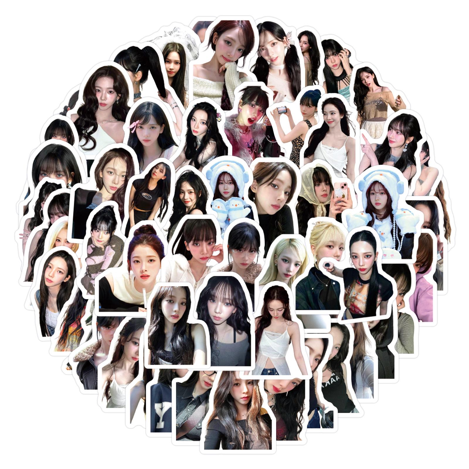 Yoo Ji-min Star Stickers: 100 Sheets for Journals, DIY, Phones, and Notebooks