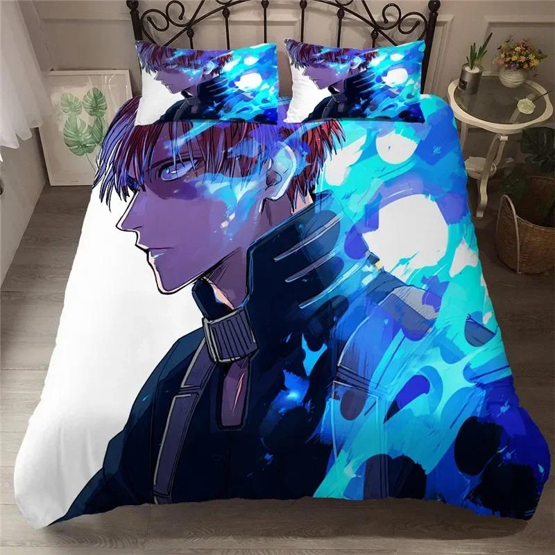 Comfortable Cartoon Pattern Bedding Set With Duvet Cover And Pillowcases King Queen Twin Sizes For All Ages