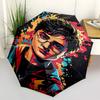 1pc Harry Potter Inspired Automatic Opening Folding Umbrella with 8-Rib Iron Frame - Perfect for Fans, Travelers, Daily Use, Outdoor, Festive Gift.Q06