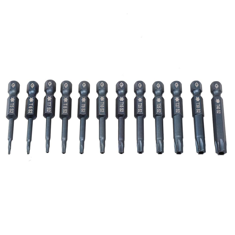 

Насадка-викрутка Torx Легована сталь Синя Висока твердість T40