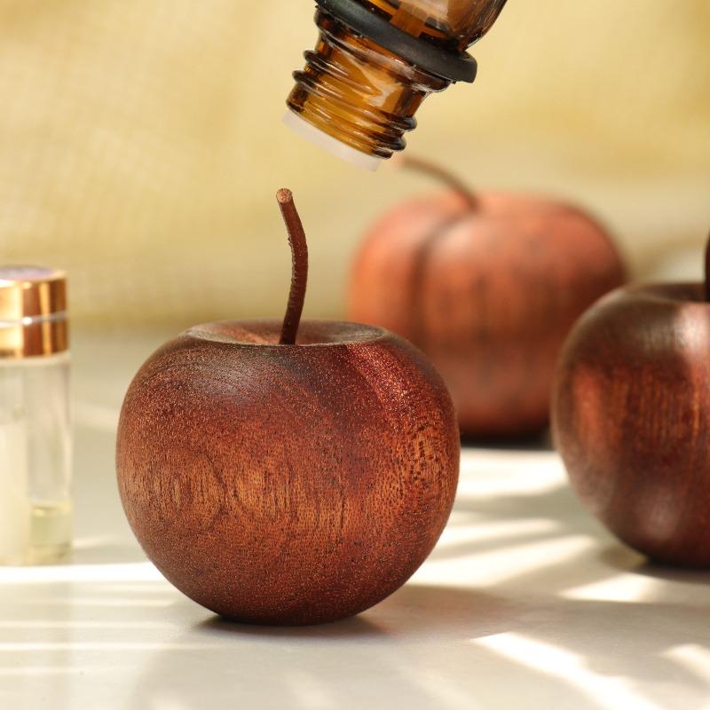 1/3/5pcs Mini Size Wooden Difuser Essential Oil Diffuser Car & Home Decoration Fresh Air Present To Friend Dorm Room Essentials