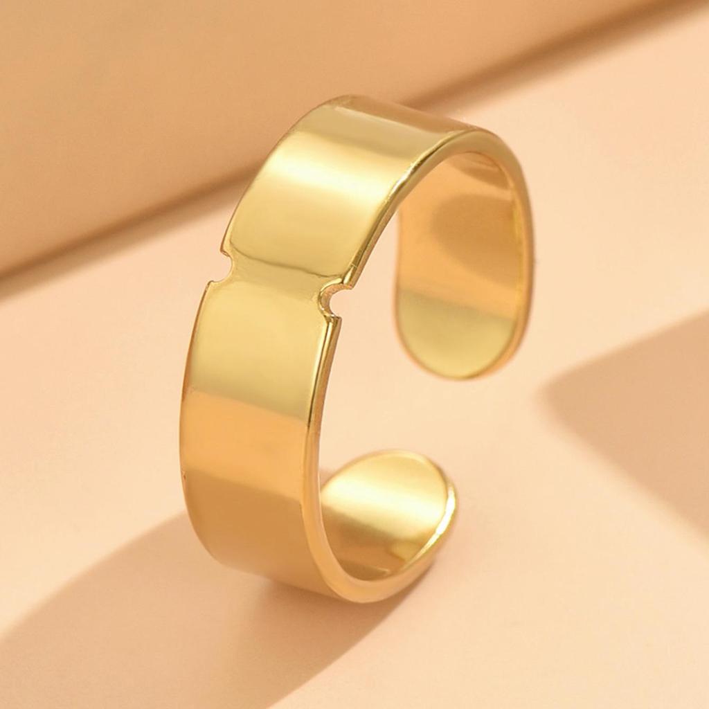 European Minimalist Stainless Steel Open Adjustable Unisex Pinky Ring – Boyfriend Style