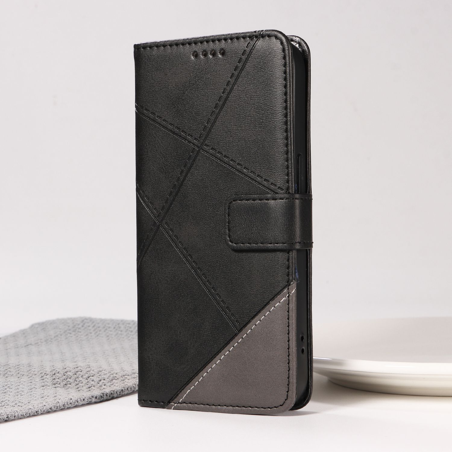 

Leather Wallet Flip CaseFor VIVO Y400 Y300T Y300i Y200 Y200i Y200e Y05 Y04 Y03 Y02S Pro 4G 5G with Multiple Card Slots Phone Cover vivo Y02s чёрный
