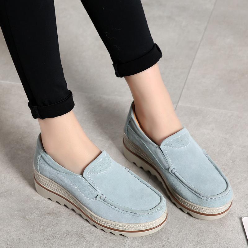 Spring and Autumn flat-bottomed thick-soled muffin bow women's hot-selling large-size bow single shoes