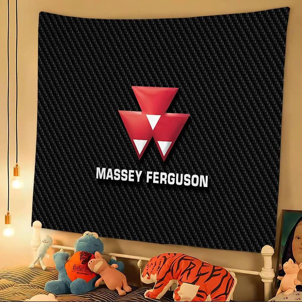 M-Massey F-Ferguson Colorful Tapestry Wall Hanging Hanging Tarot Hippie Wall Rugs Dorm Wall Art Decor