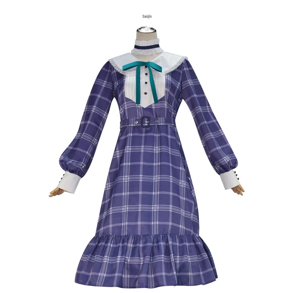 Wakaba Mutsumi Ave Mujica Stage Cosplay Costume - Women’s Plaid JK Skirt