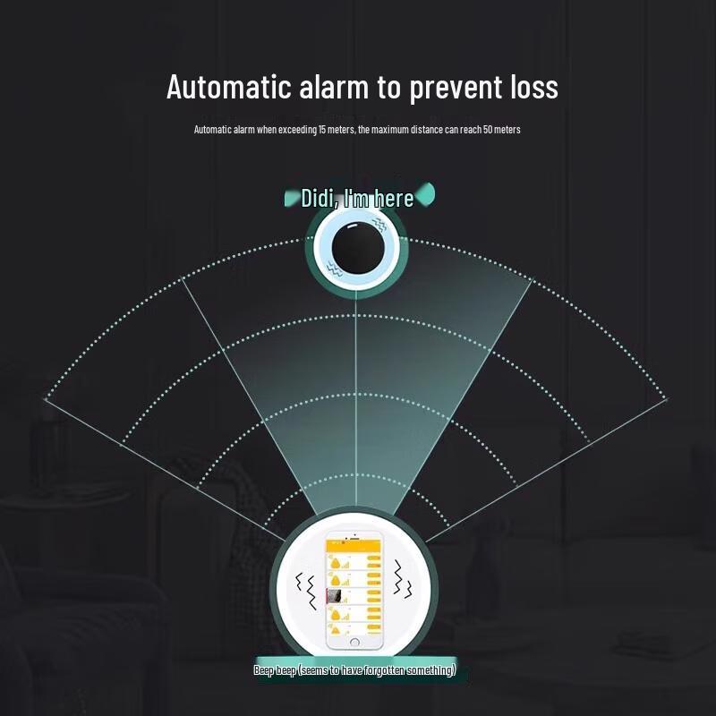 Çizgi Film Bluetooth Anahtar Bulucu Alarm