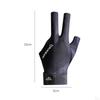3 Fingers Gloves Pool Left Hand Snooker Indoor Game Anti Slip Elastic Breathable Professional
