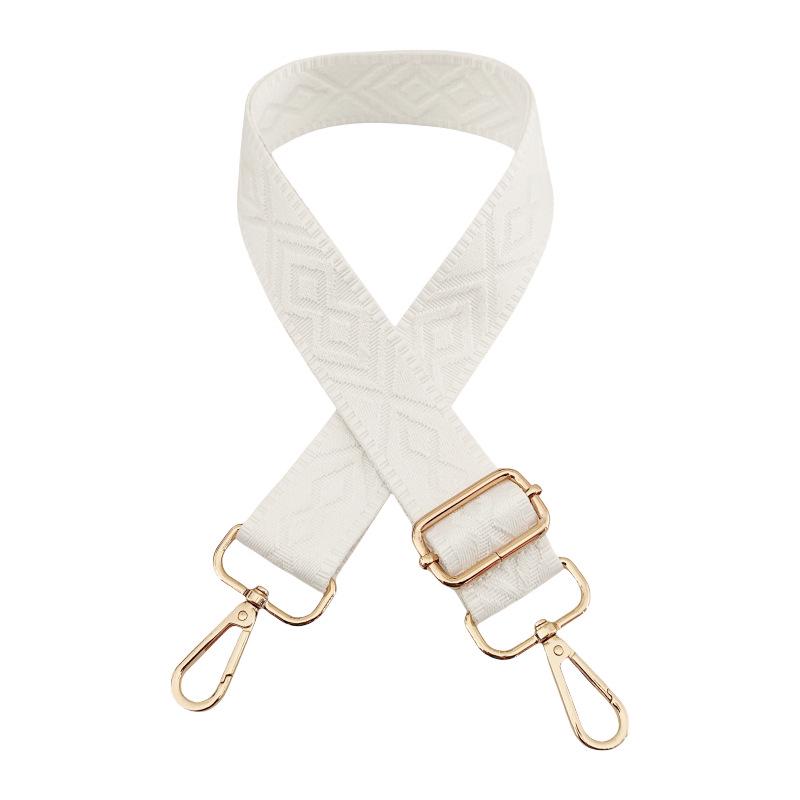 3,8 cm Diamantprydd Enfärgad Bred Axelrem/Axelremsväska för Väskor