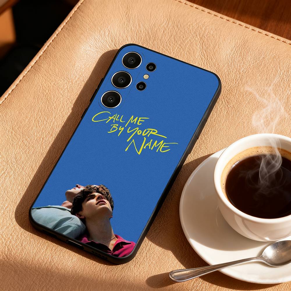 Movie C-Call Me B-By Your Name Phone Case For Samsung S26,S25,24,23,22,30,21,10,9,Ultra,Plus,Lite,FE Soft Black Case