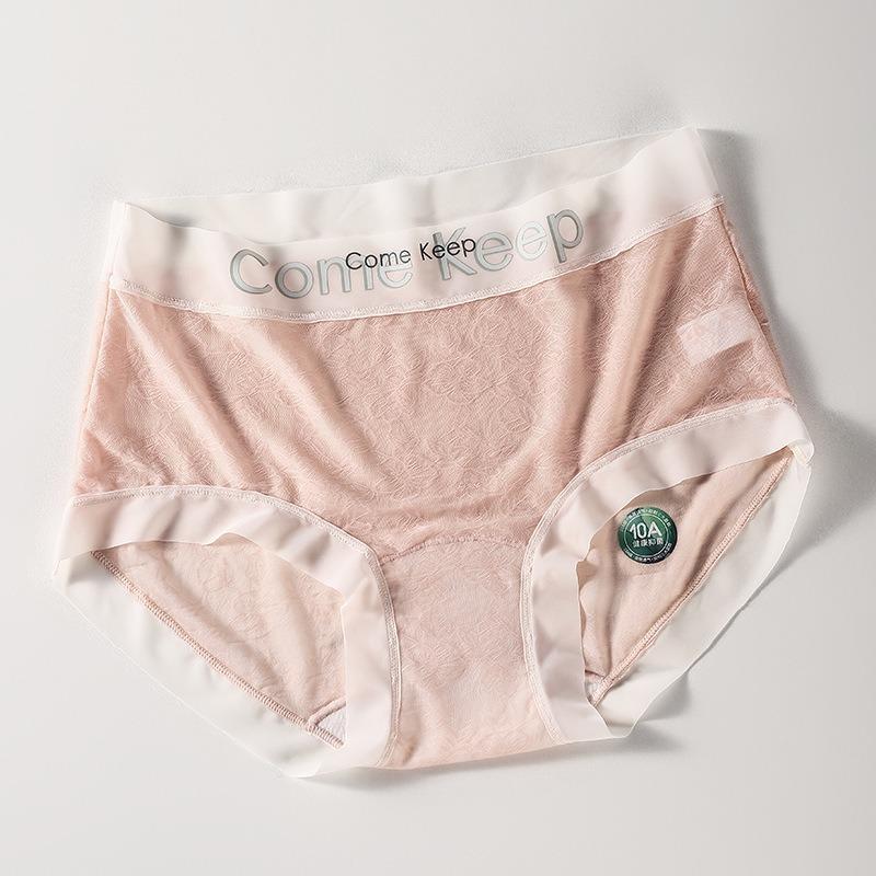 Ultra Thin Breathable Underwear with High Elasticity and Fast Drying Speed Nude Feeling Lace Underwear Smooth  Comfortable Antibacterial Underwear